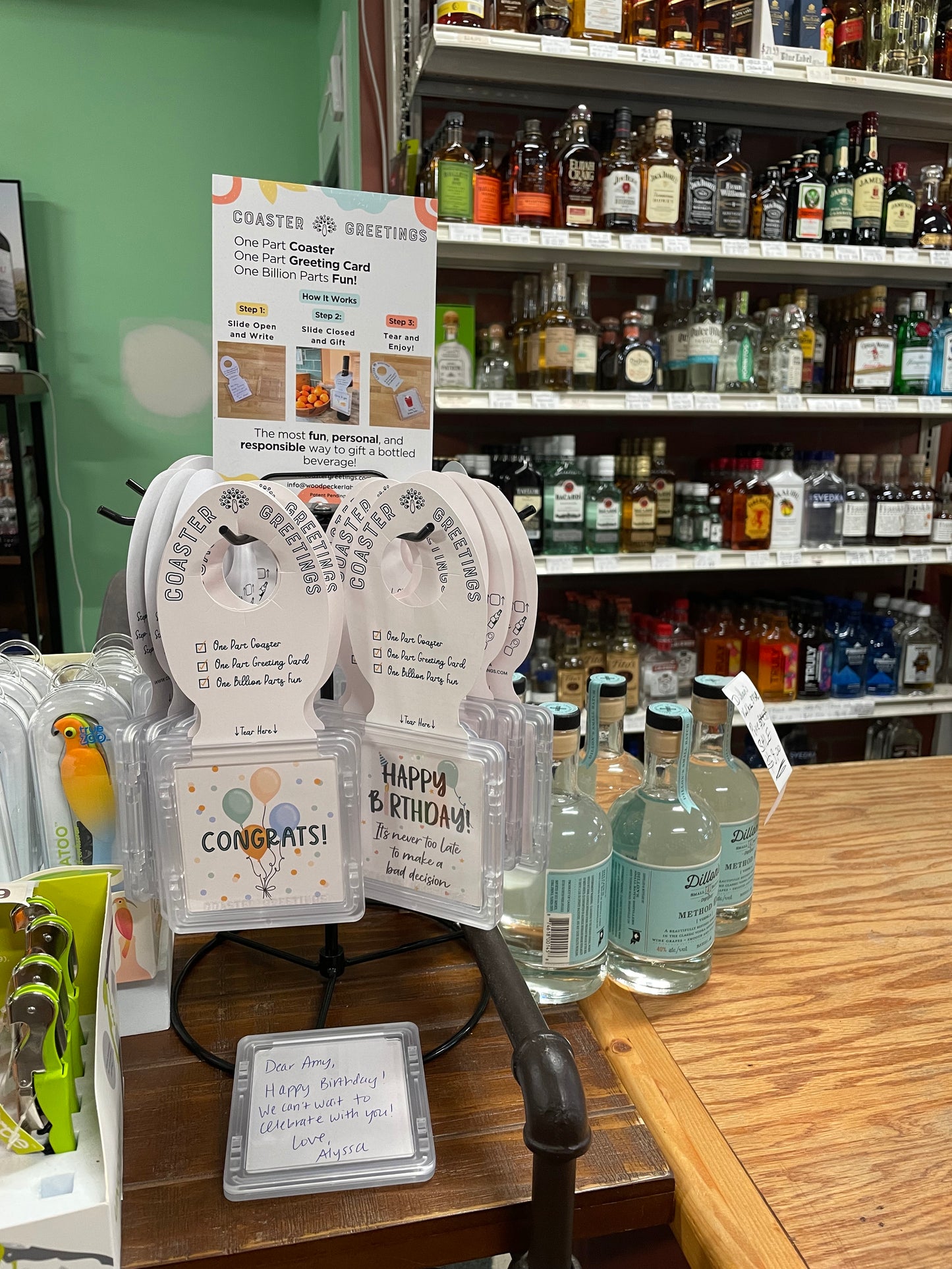 8 Peg Counter Display Rack