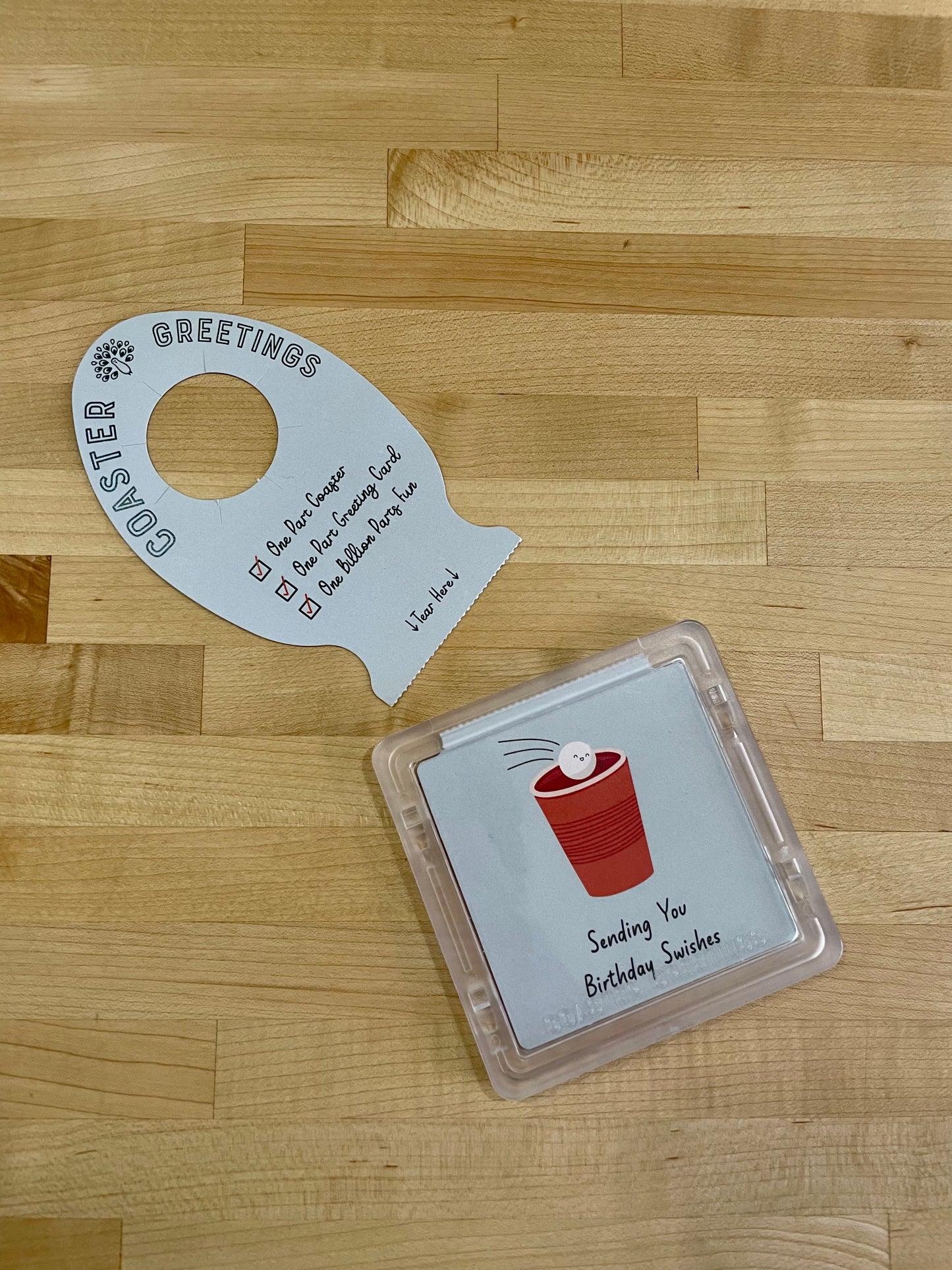 Coaster Greetings™ Card - Wholesale